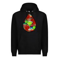 Black mexican teardrop  4 Premium Hoodie - BundleAndBundleShop