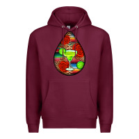 Burgundy mexican teardrop  4 Premium Hoodie - BundleAndBundleShop