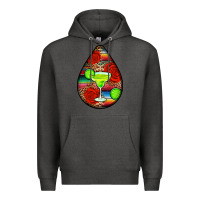 Charcoal Heather mexican teardrop  4 Premium Hoodie - BundleAndBundleShop