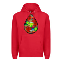 Red mexican teardrop  4 Premium Hoodie - BundleAndBundleShop