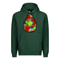 Sports Green mexican teardrop  4 Premium Hoodie - BundleAndBundleShop