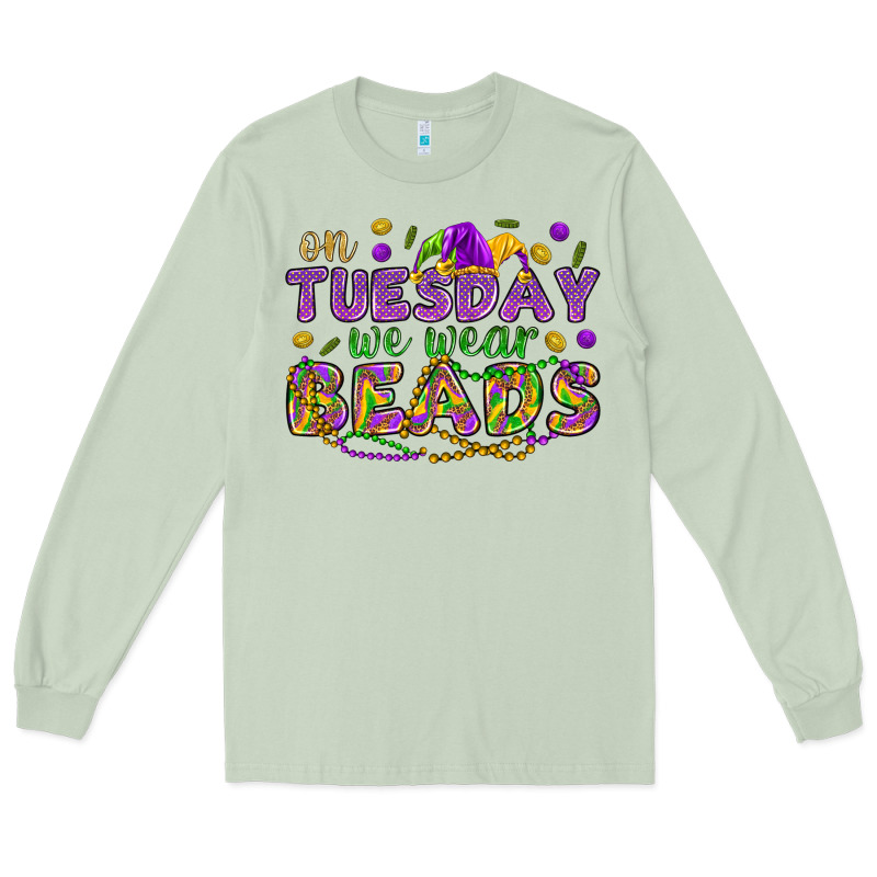 On Tuesday We Wear Beads Long Sleeve Tee by HowdyJamesFarm | Teevron