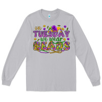 Moon Dust On Tuesday we wear beads Long Sleeve Tee - HowdyJamesFarm