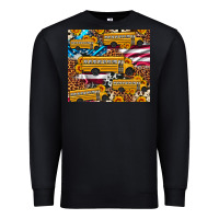 School Bus American Flag Sunflower Cowhide Leopard Premium Sweatshirt | Teevron