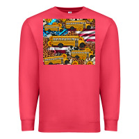 Cardinal school bus American flag sunflower cowhide leopard Premium Sweatshirt - Artiststas