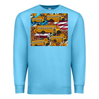 Ocean Blue school bus American flag sunflower cowhide leopard Premium Sweatshirt - Artiststas