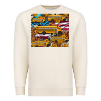 Sandshell school bus American flag sunflower cowhide leopard Premium Sweatshirt - Artiststas