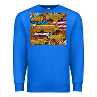 True Royal school bus American flag sunflower cowhide leopard Premium Sweatshirt - Artiststas