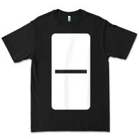 Black Double Blank Dominoes Halloween Costume Domino Game Premium Tee - minhPixels