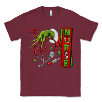Burgundy Christmas Character Classic Tee - NancyCooperArtShop