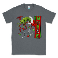 Charcoal Heather Christmas Character Classic Tee - NancyCooperArtShop