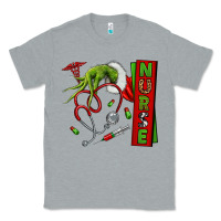 Heather Grey Christmas Character Classic Tee - NancyCooperArtShop