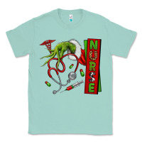 Seafoam Christmas Character Classic Tee - NancyCooperArtShop