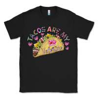 Black Tacos Are My Valentine Classic Tee - CowhideDigitalArt