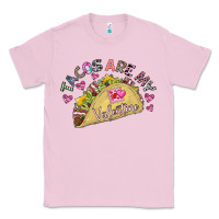 Bubblegum Pink Tacos Are My Valentine Classic Tee - CowhideDigitalArt