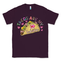 Plum Tacos Are My Valentine Classic Tee - CowhideDigitalArt