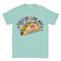 Seafoam Tacos Are My Valentine Classic Tee - CowhideDigitalArt