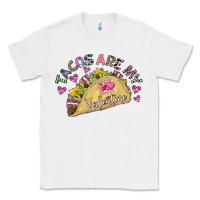 White Tacos Are My Valentine Classic Tee - CowhideDigitalArt