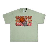 Oil Green game day game day game day basketball Urban Heavy Tee - HowdyJamesFarm