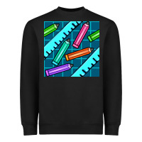 Black school pencil seamless pattern Heavyweight Sweatshirt - BundleAndBundleShop