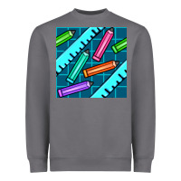Storm school pencil seamless pattern Heavyweight Sweatshirt - BundleAndBundleShop