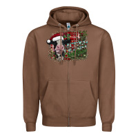 Chestnut merry christmas Zipper Hoodie - SublimationCraftShop