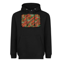 Black mexico pattern background Heavyweight Hoodie - Artiststas