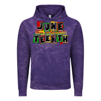 Cloud Purple juneteenth freeish since 1865 Vintage Hoodie - CowGirlArtShop