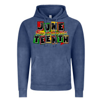 Vintage Denim juneteenth freeish since 1865 Vintage Hoodie - CowGirlArtShop