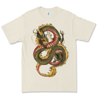 Bone green and yellow dragon Premium Tee - RanaPortraitStore