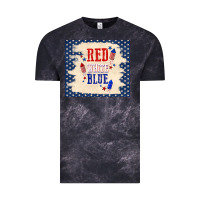 Cloud Black red white blue Vintage Tee - TumblerDesignByShophia