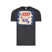 Vintage Black red white blue Vintage Tee - TumblerDesignByShophia