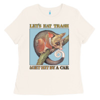 Bone Let's Eat Trash & Get Hit By A Car Ladies Tee - Bettercallsaul