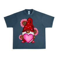 Midnight Navy Valentine's Day afro gnome Urban Heavy Tee - RanaPortraitStore