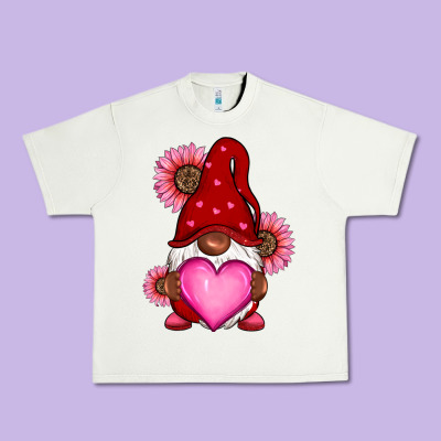 Valentine's Day Afro Gnome Urban Heavy Tee Designed By Ranaportraitstore