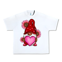 White Valentine's Day afro gnome Urban Heavy Tee - RanaPortraitStore