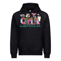 Black qma qualified medical aide Urban Hoodie - AdoDesignShop