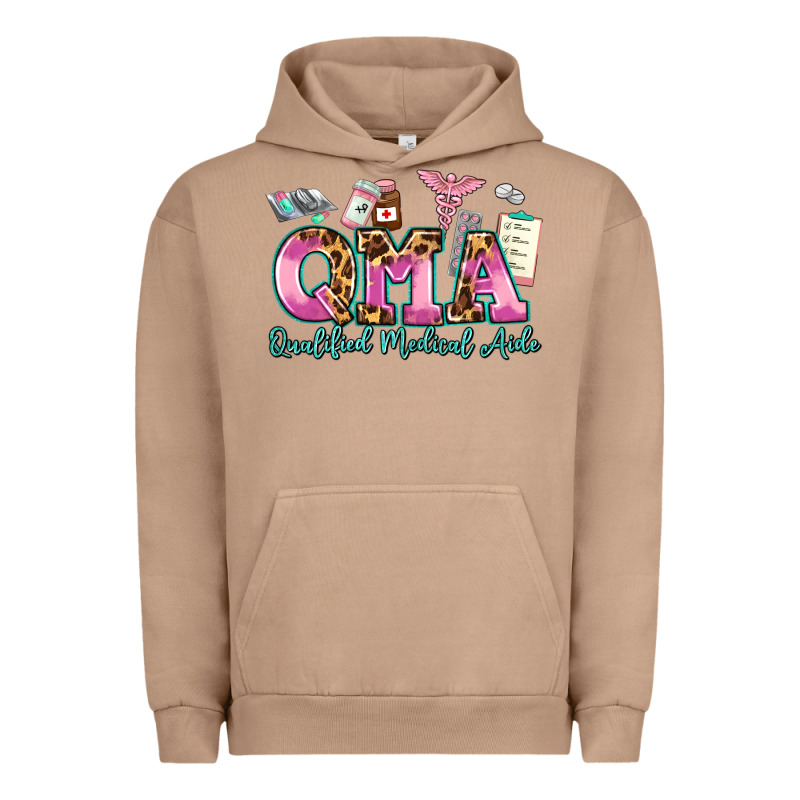 Qma Qualified Medical Aide Urban Hoodie by AdoDesignShop | Teevron