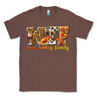 Chestnut WTF Wine Turkey Family Classic Tee - texasbilliewilder