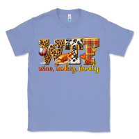 Colony Blue WTF Wine Turkey Family Classic Tee - texasbilliewilder