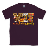 Plum WTF Wine Turkey Family Classic Tee - texasbilliewilder