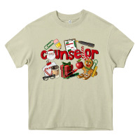 Mossy Counselor Christmas Heavy Core Tee - LillyAllenDesigns
