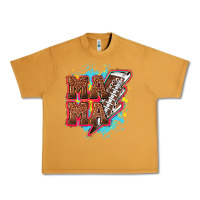 Peanut Butter Mama Football lightning bolt Urban Heavy Tee - HowdyJamesFarm