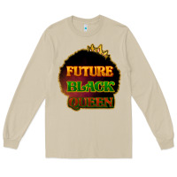 Mushroom Future black queen Long Sleeve Tee - HowdyJamesFarm