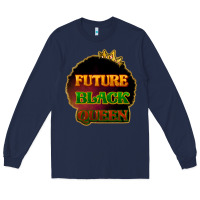Navy Future black queen Long Sleeve Tee - HowdyJamesFarm