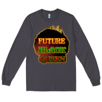 Smoke Future black queen Long Sleeve Tee - HowdyJamesFarm