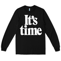 Black its time Long Sleeve Tee - minhPixels