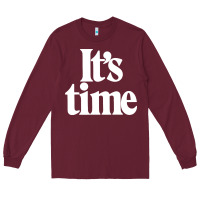 Burgundy its time Long Sleeve Tee - minhPixels