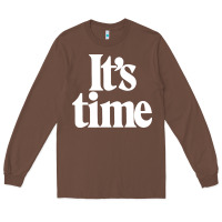 Chestnut its time Long Sleeve Tee - minhPixels