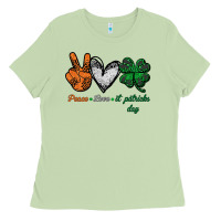 Matcha peace love st patrick's day Ladies Tee - Bettercallsaul